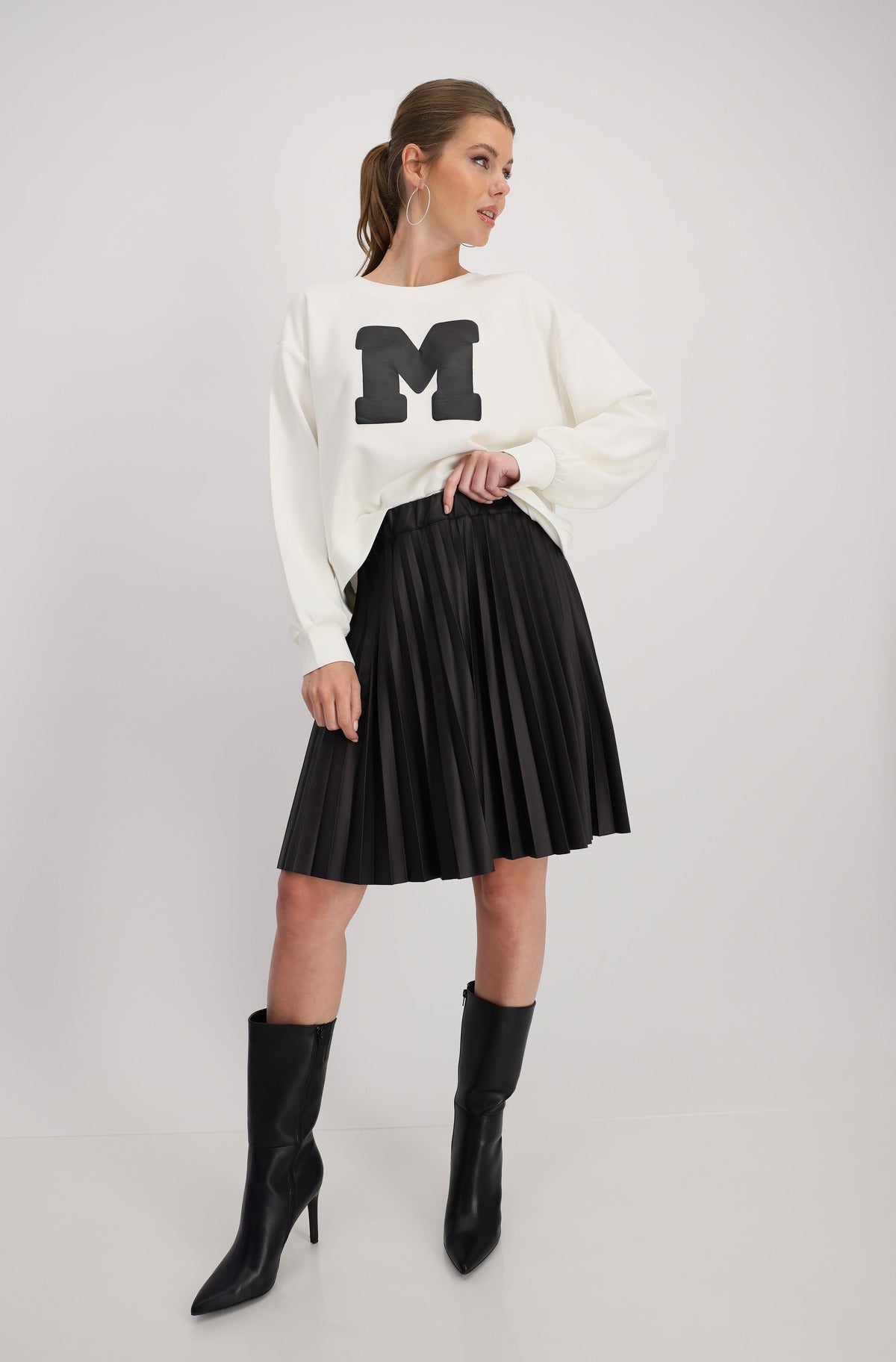 Monari - Pleat Skirt