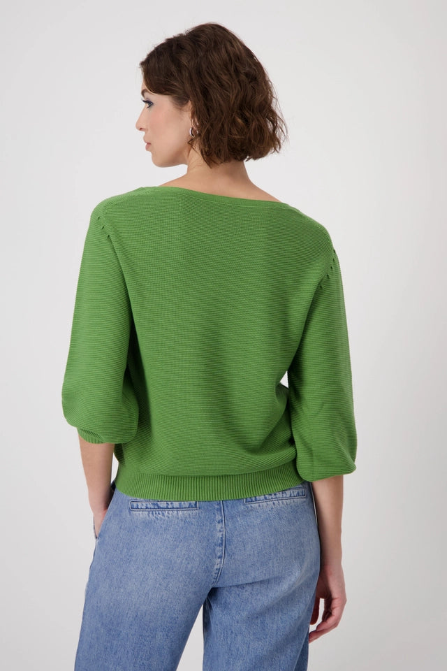 Monari - Purl Stitch Knitted Jumper