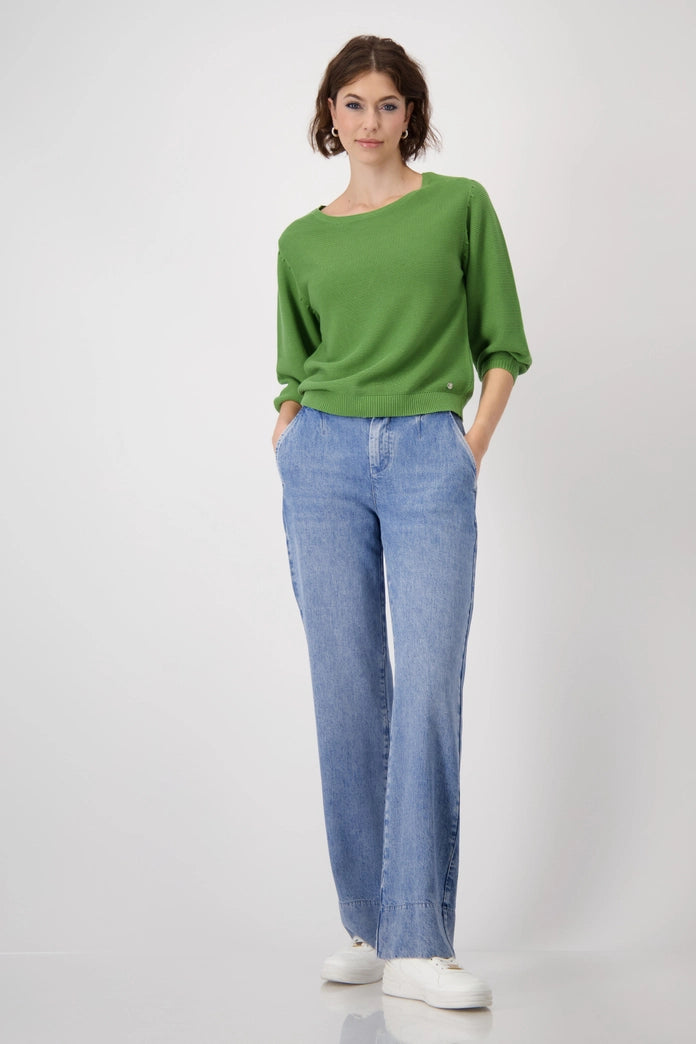 Monari - Purl Stitch Knitted Jumper