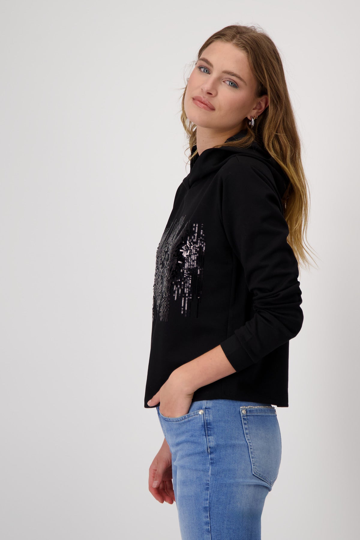 Monari - Sequined Hoodie