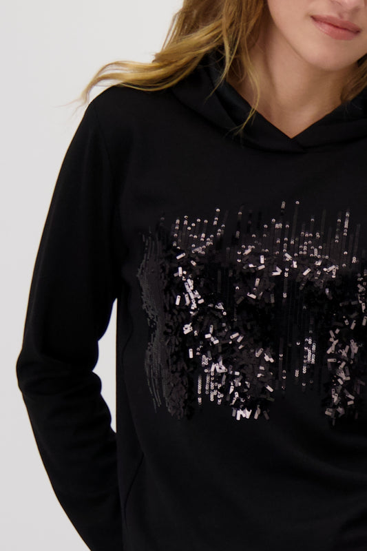 Monari -  Sequined Hoodie