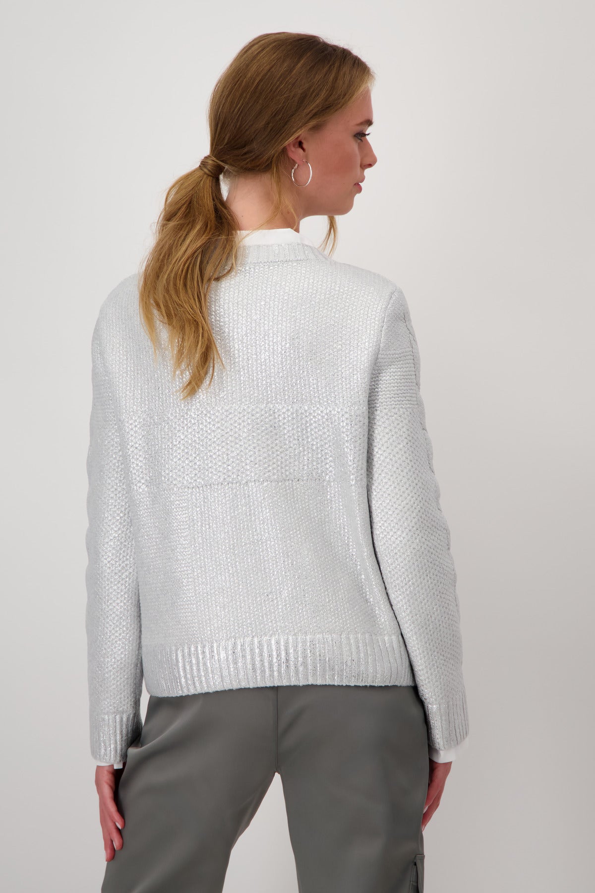 Monari - Silver Pullover