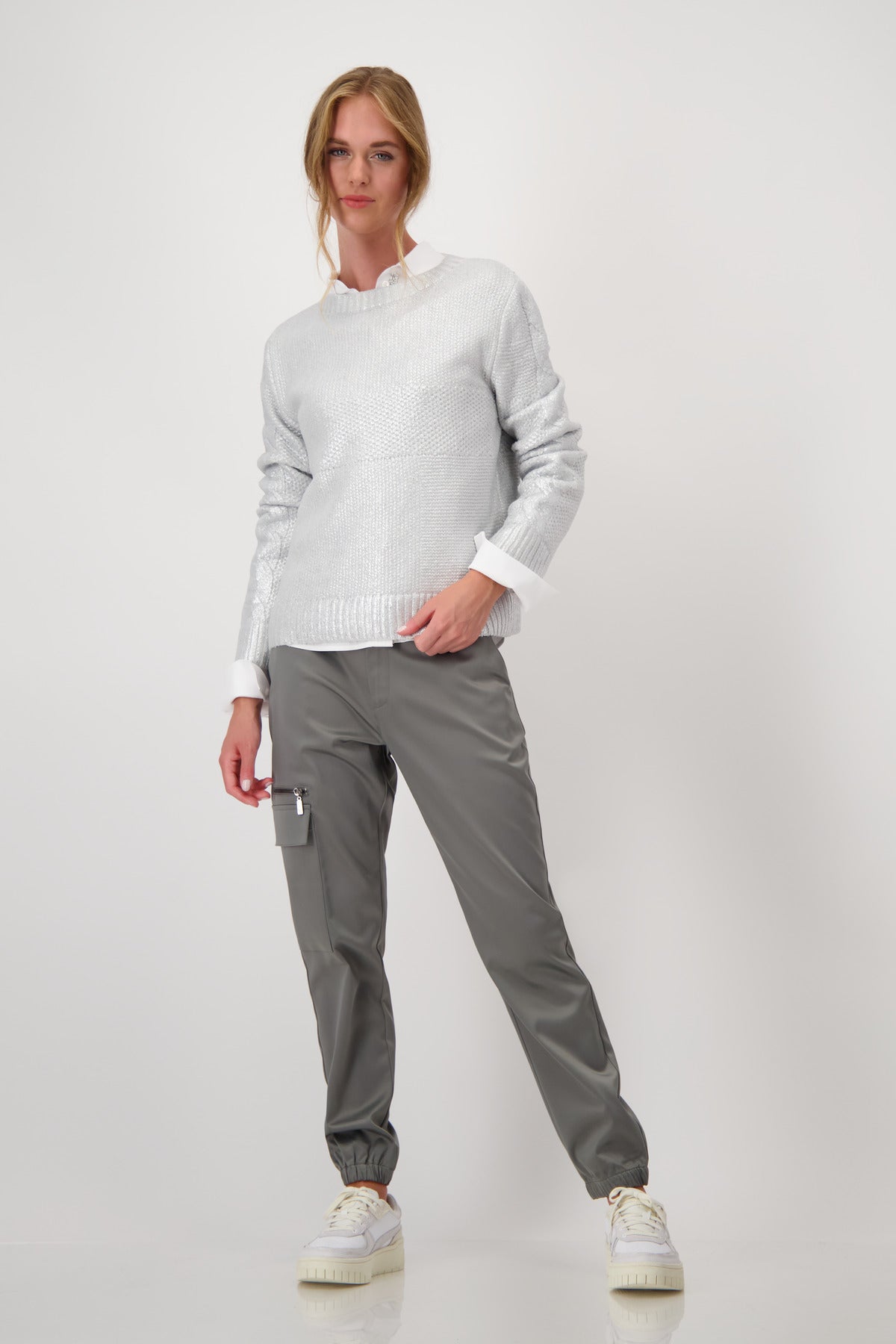 Monari - Silver Pullover