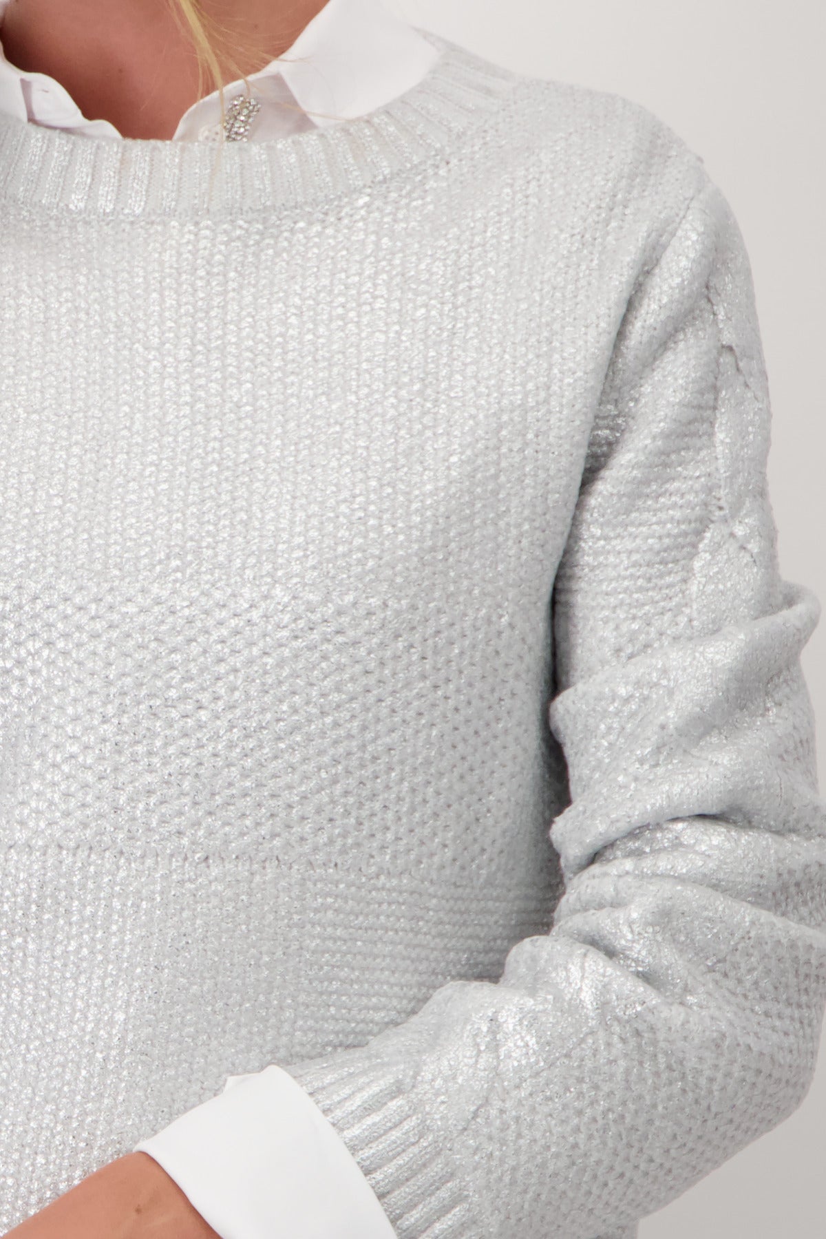 Monari - Silver Pullover
