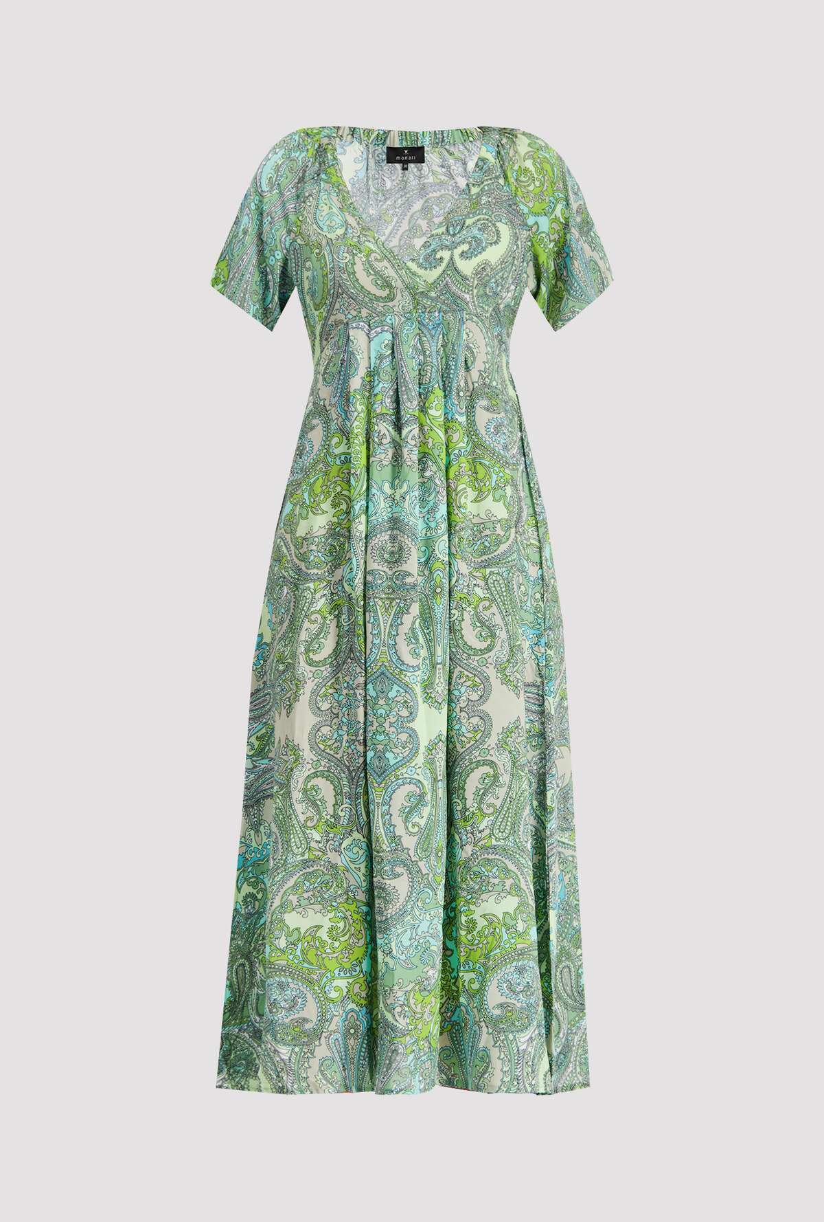 Monari - V-Neck Paisley Maxi Dress