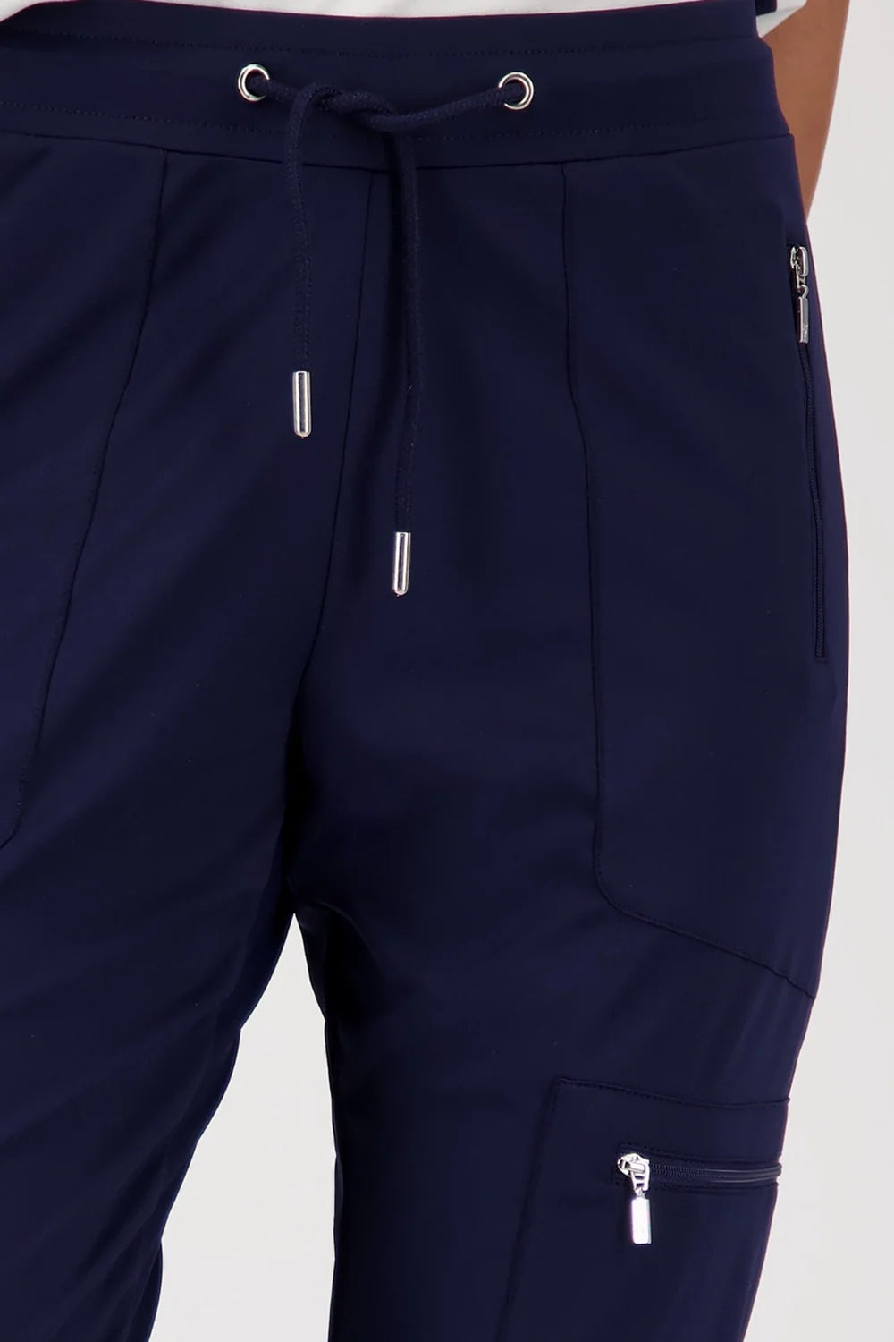 Monari - Jersey Cargo Drawstring Pants