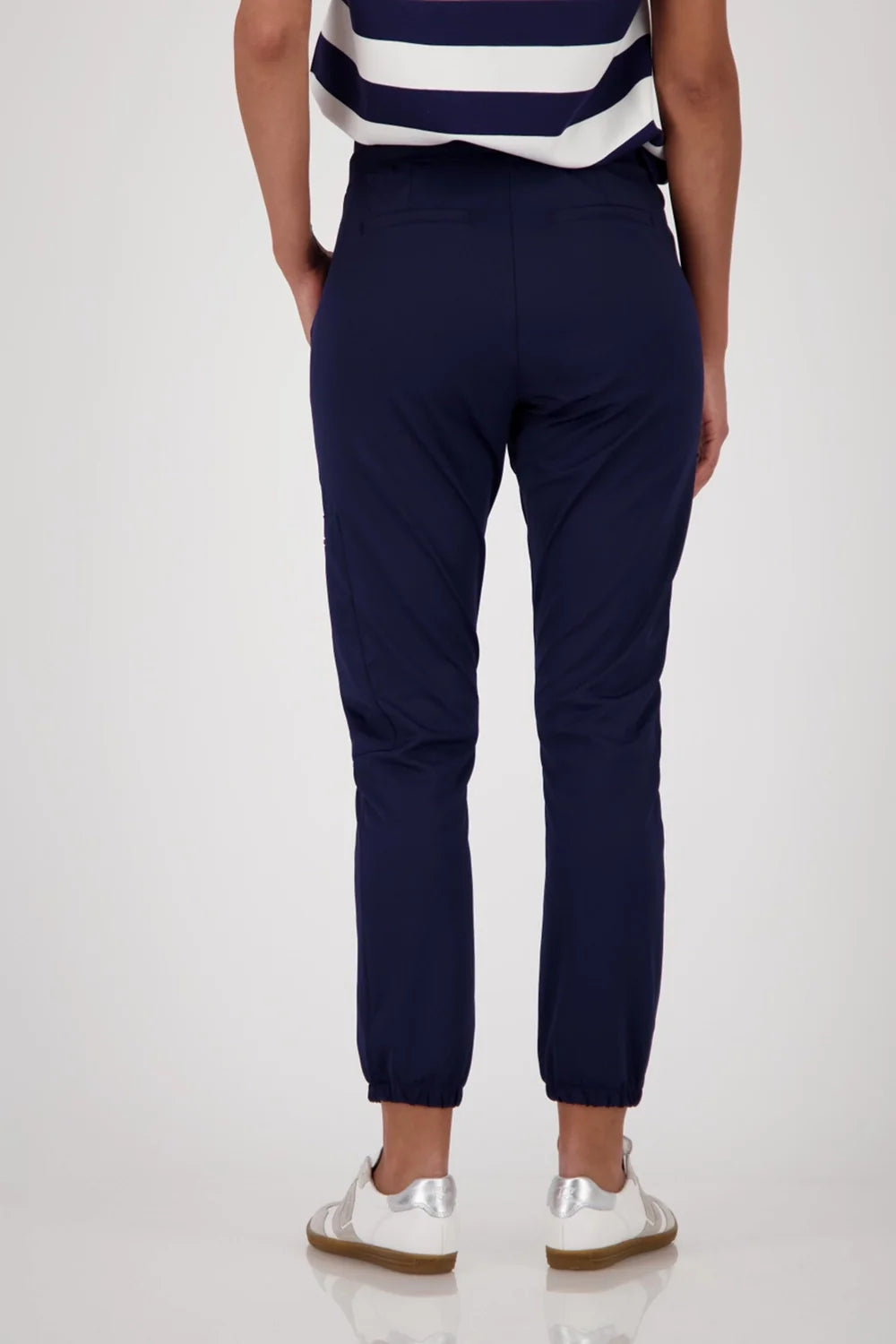 Monari - Jersey Cargo Drawstring Pants