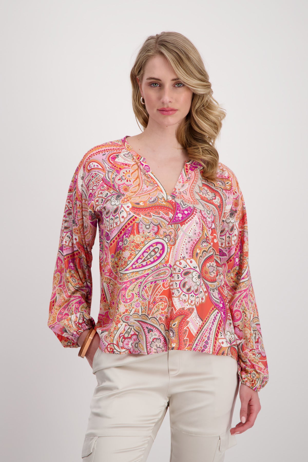 Monari - Paisley Allover Blouse