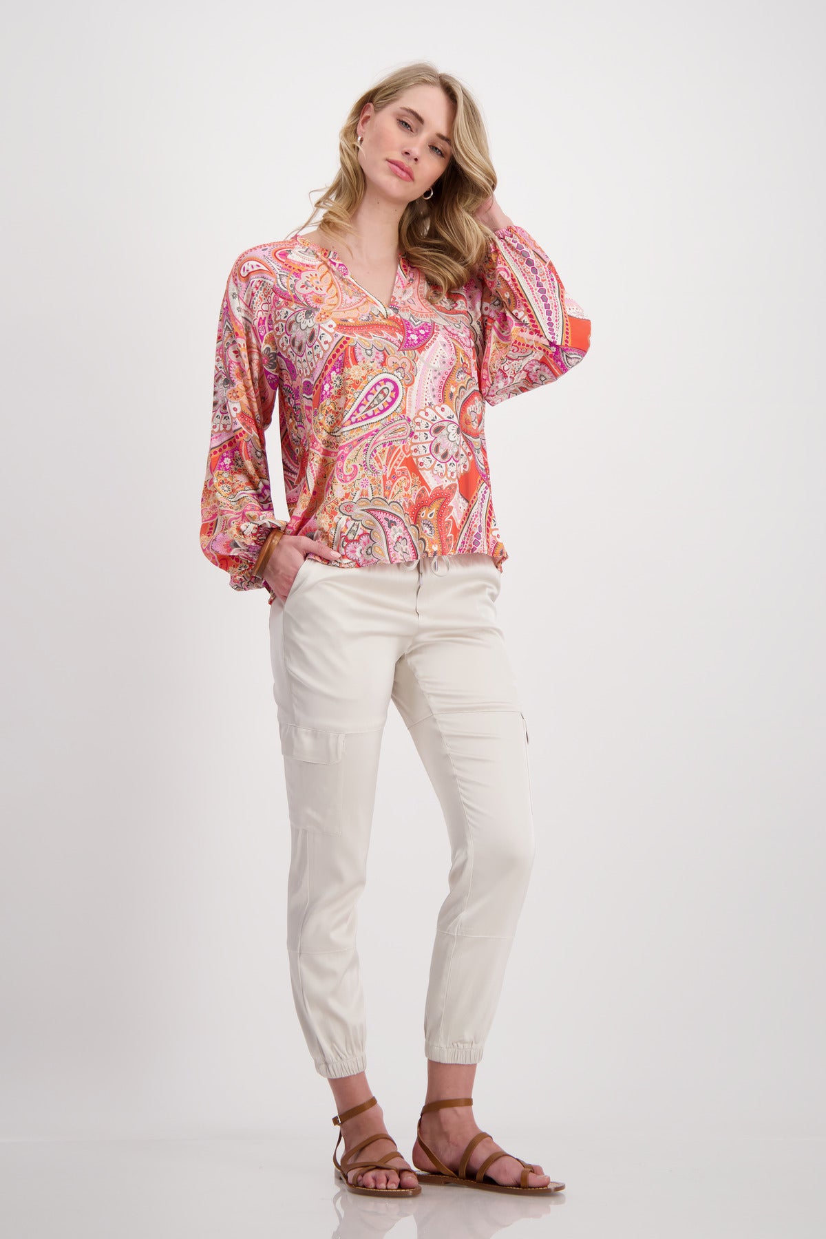 Monari - Paisley Allover Blouse