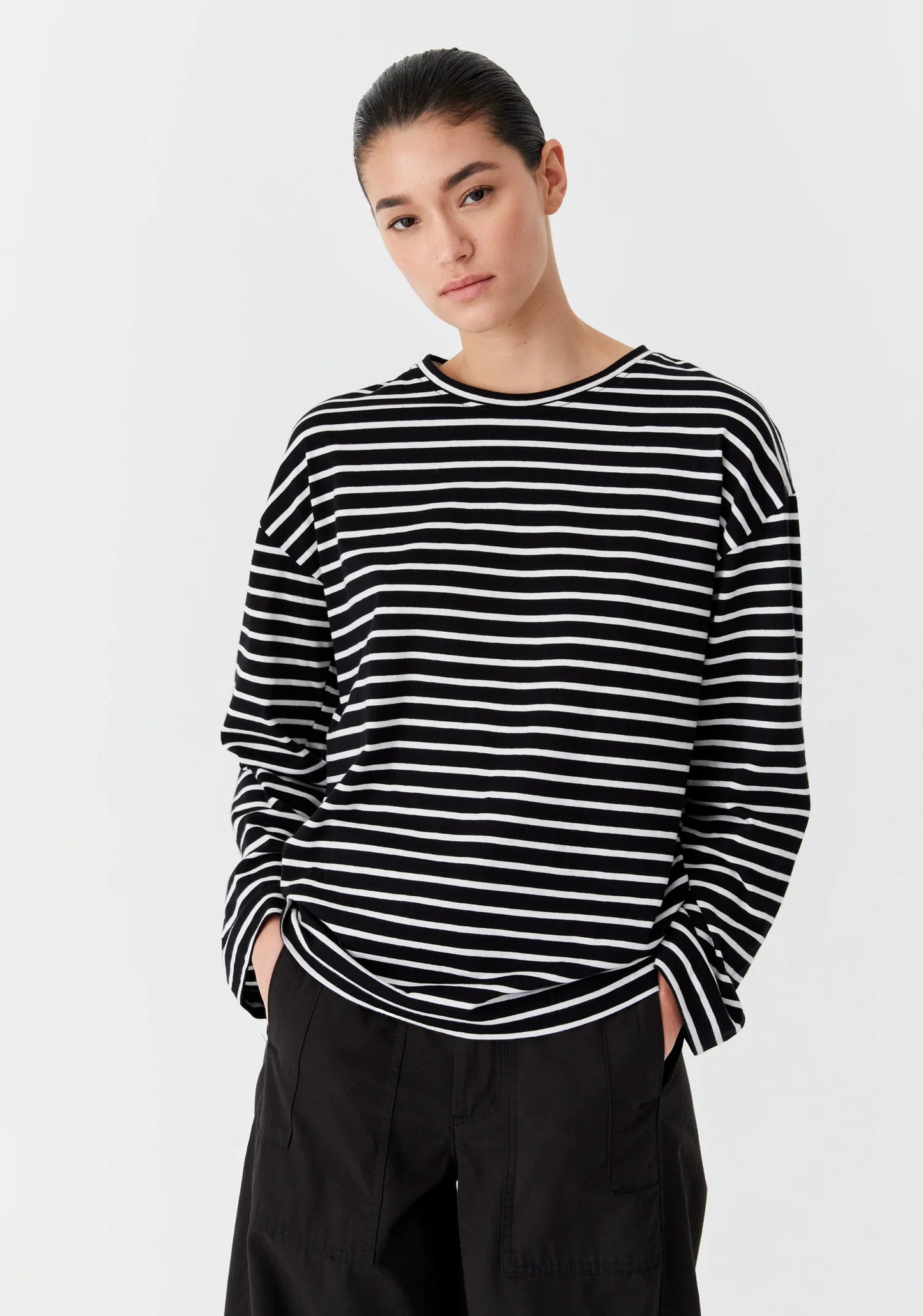Morrison - Archie Long Sleeve Stripe Top