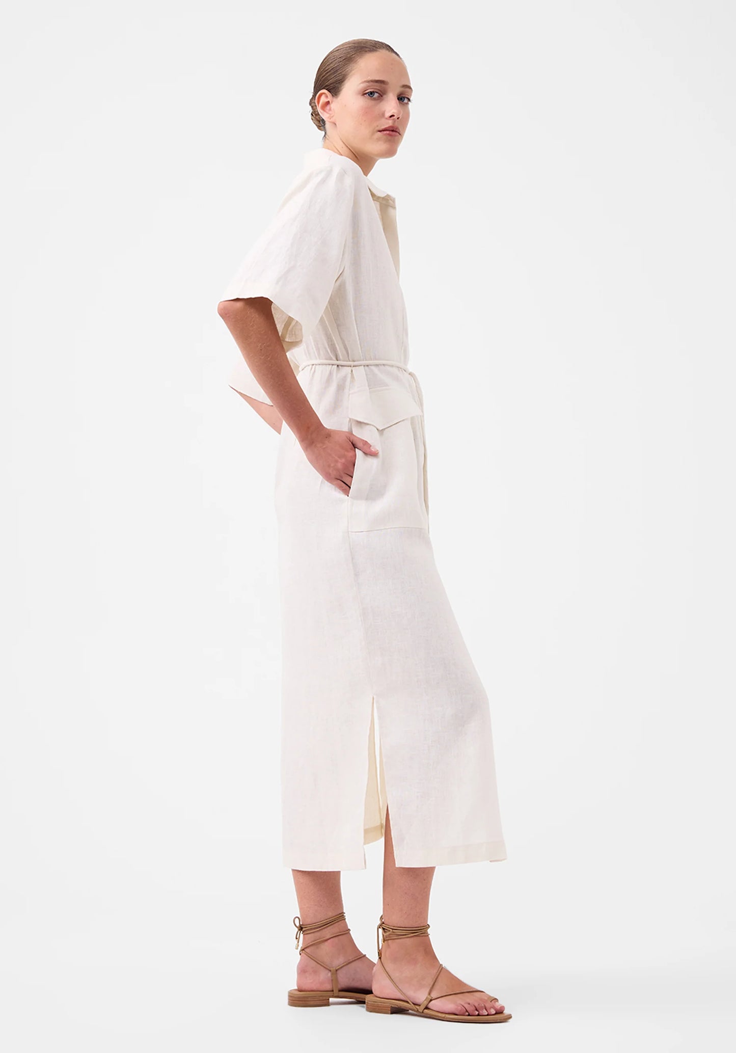 Morrison - Avaline Linen Shirt Dress
