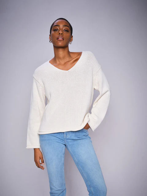 Mos Mosh - Bine Long Sleeve V-Neck Knit