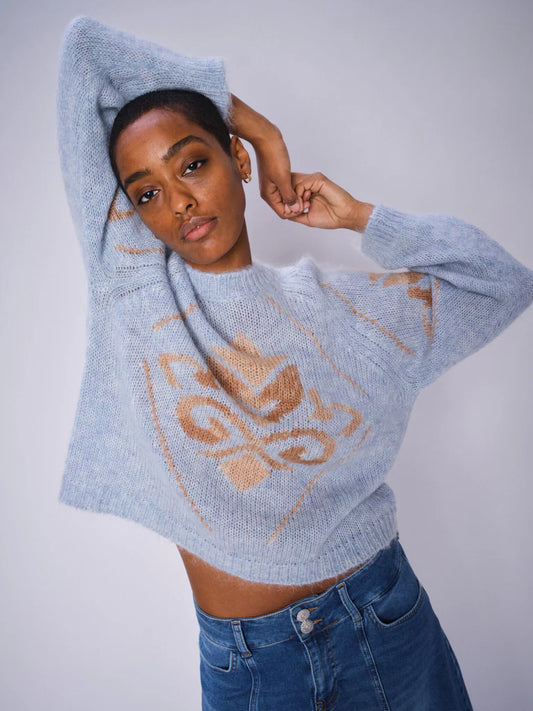 Mos Mosh - Daya Mohair Intarsia Knit