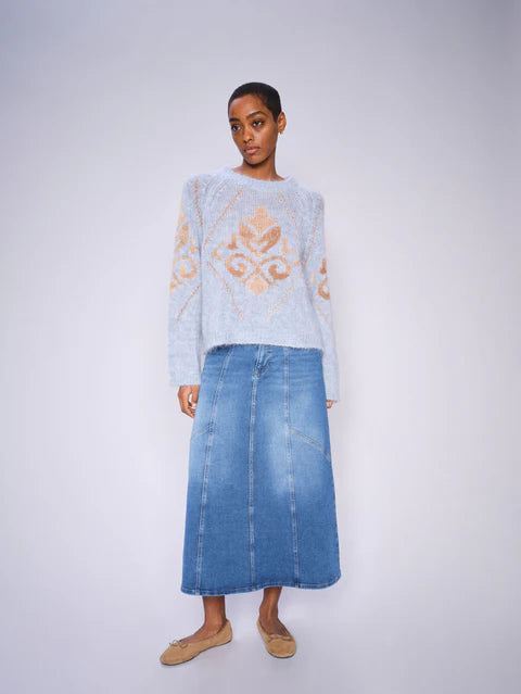Mos Mosh - Daya Mohair Intarsia Knit
