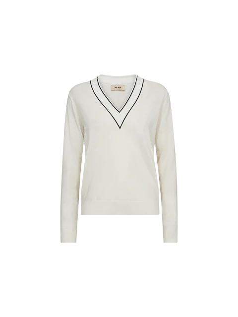 Mos Mosh - Relena Prep V-Neck Knit