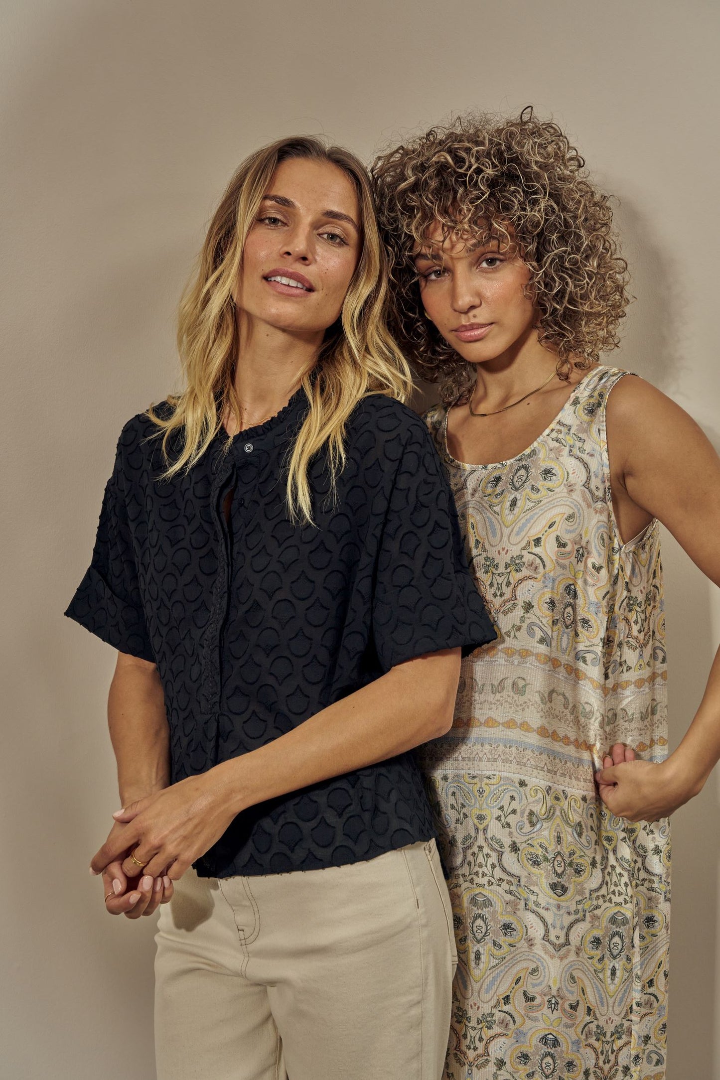 Mos Mosh - Toba Jacquard Voile Blouse (LAST ONE)