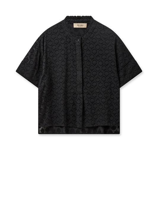 Mos Mosh - Toba Jacquard Voile Blouse (LAST ONE)