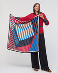 Nice Things Paloma - Patch Stripes Handkerchief Scarf