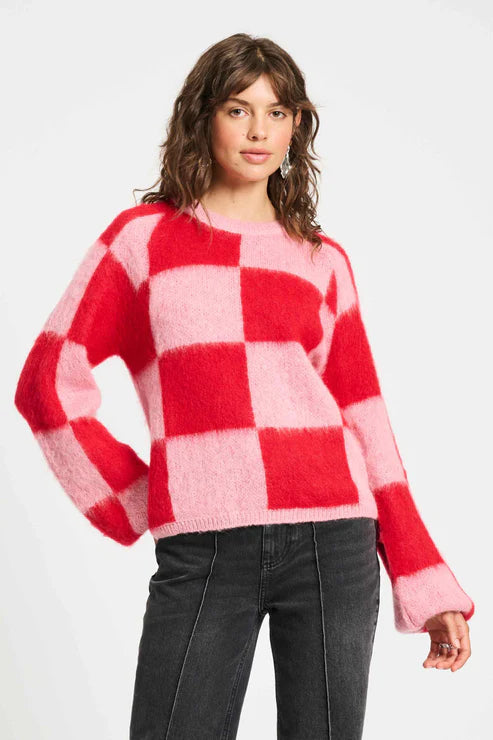 Pom Amsterdam - Checked Sweater – Maggie Potter