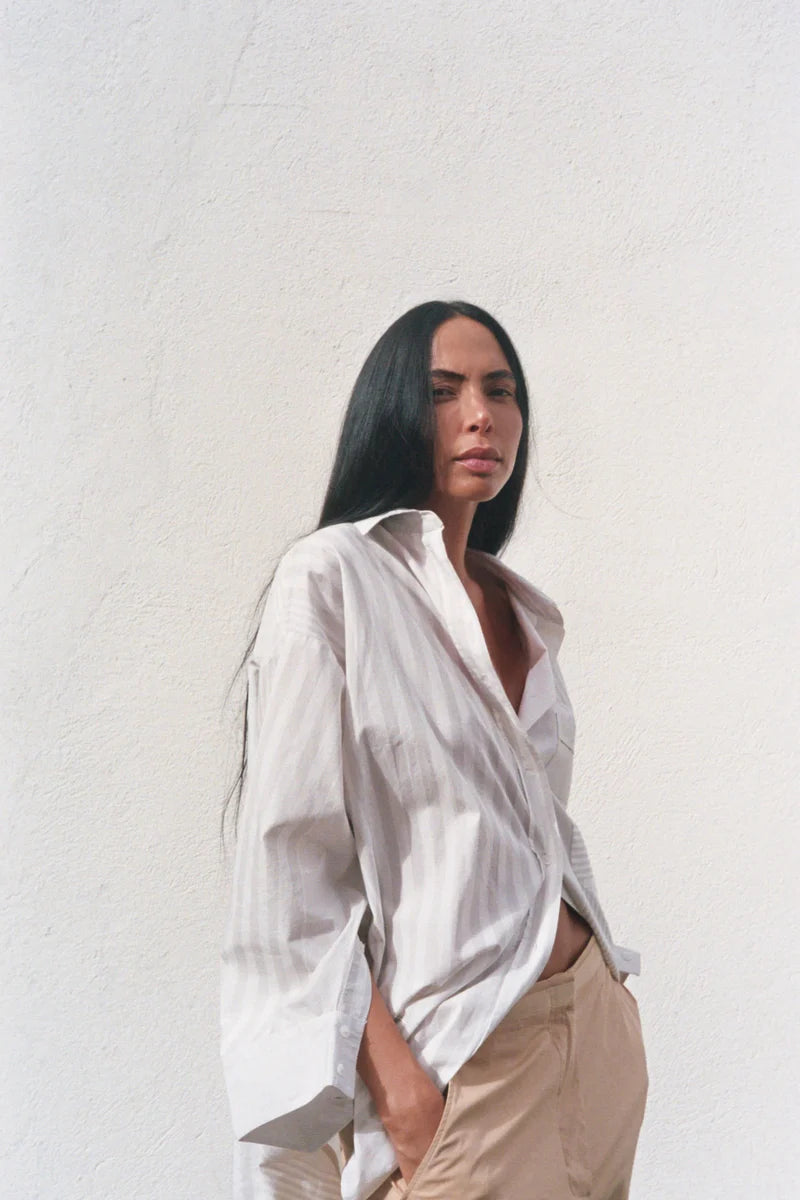 Rabens Saloner - Bobbie Medley Stripe Oversized Shirt