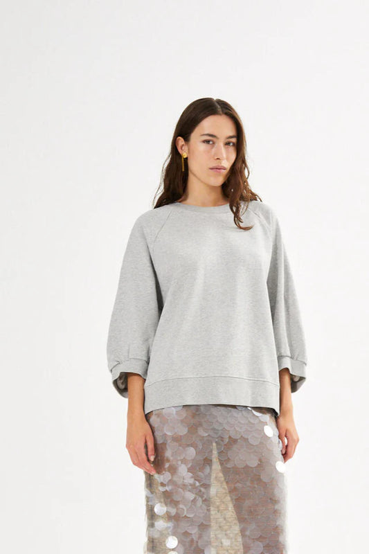 Rabens Saloner - Nona Sweat Raglan 3/4 Sleeve Top