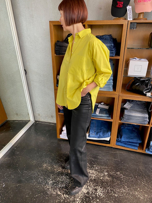 Rabens Saloner - Djana Poplin Side Gather Shirt