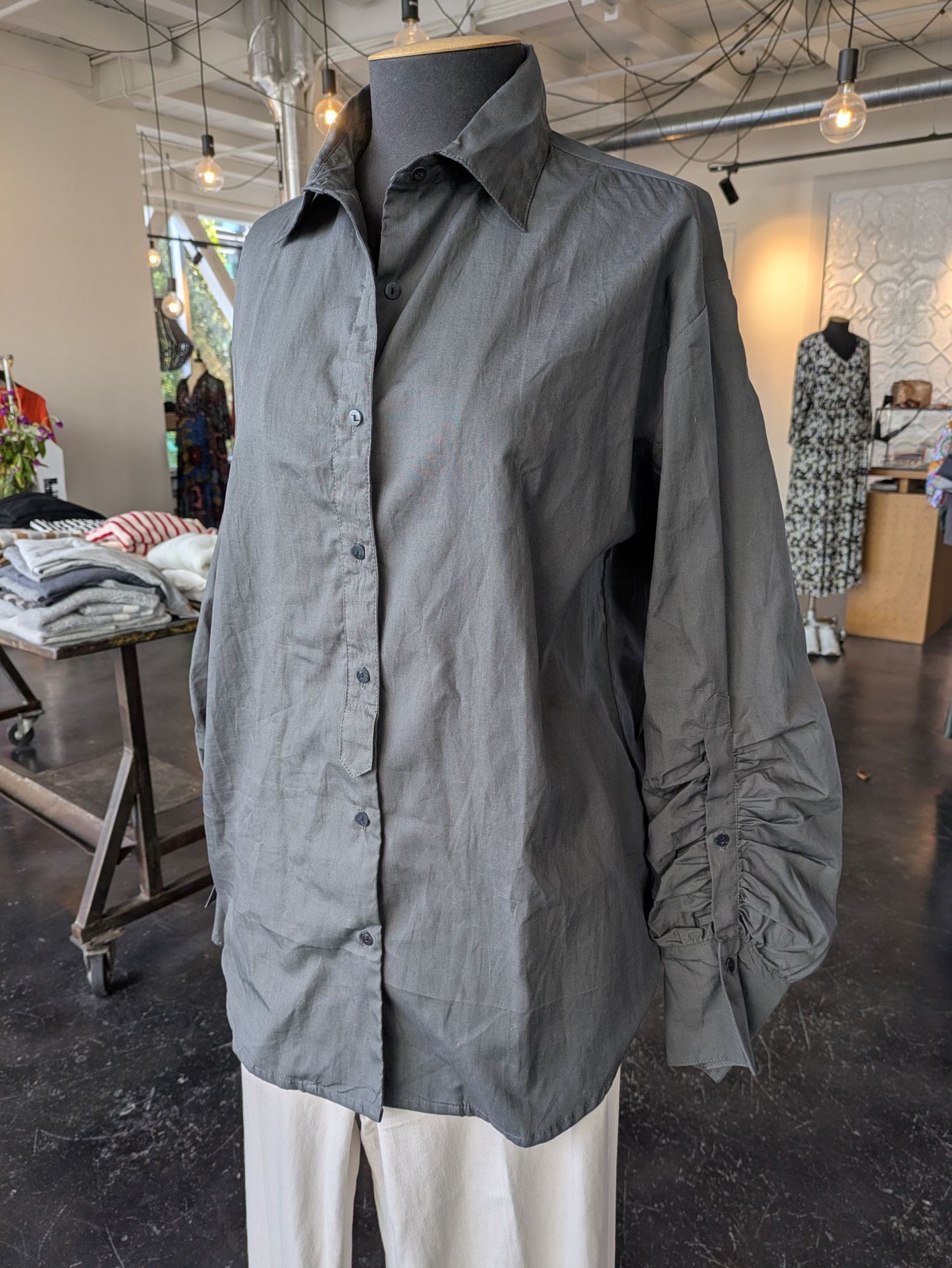 Rabens Saloner - Lourdes Poplin Cuff Detail Shirt