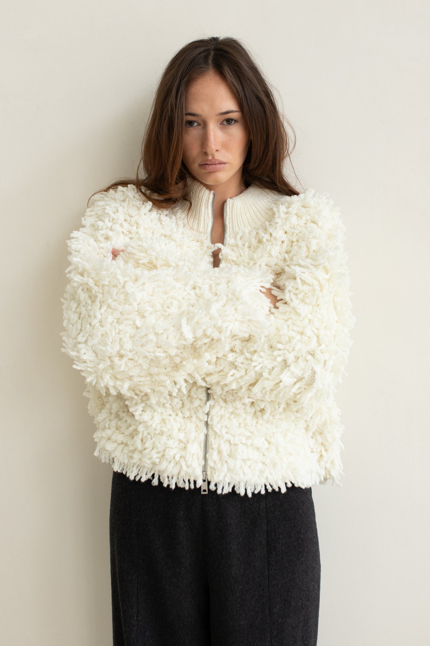 Vaenn - Carnaby Shaggy Crop Coat