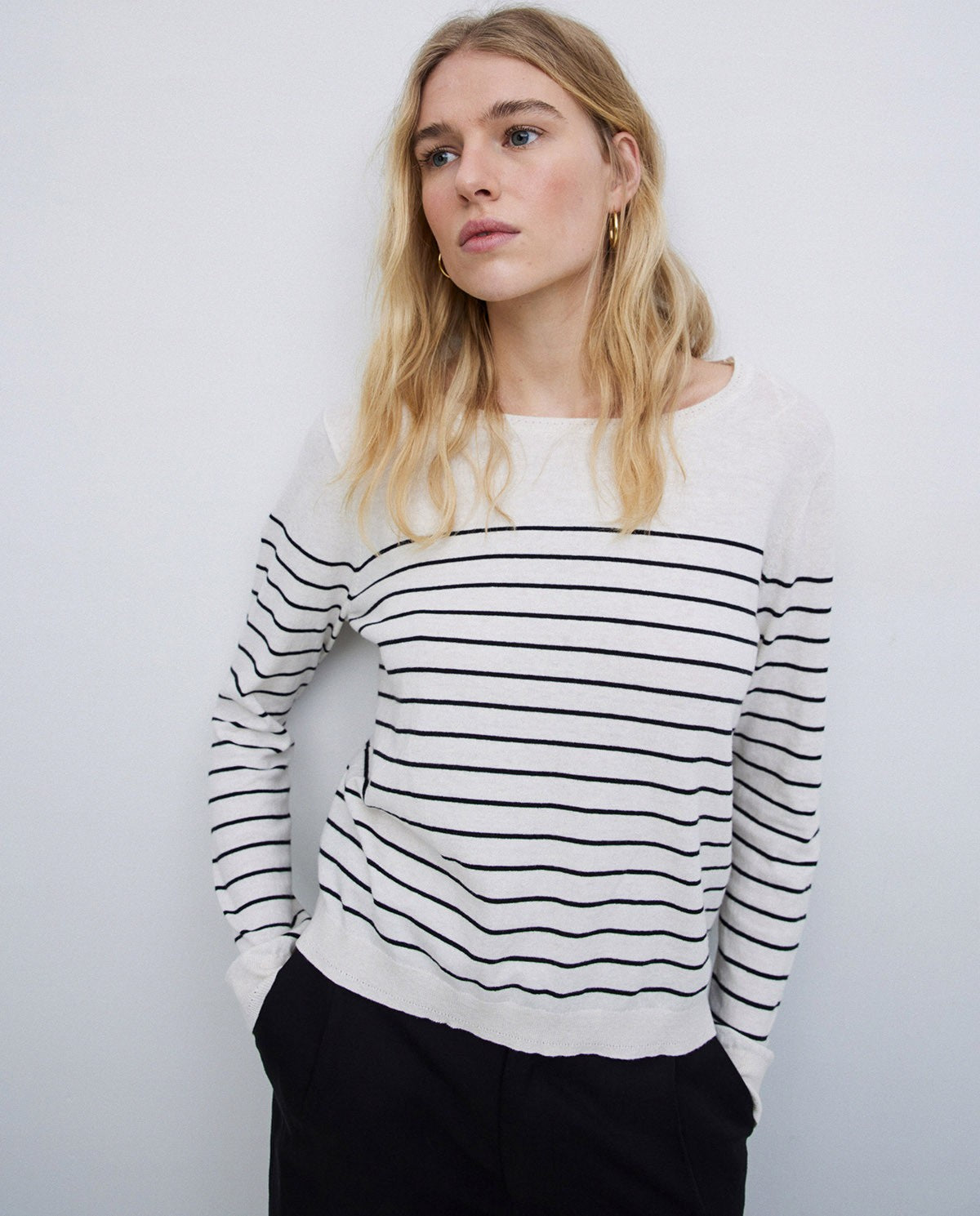Yerse - Basic Striped Jumper