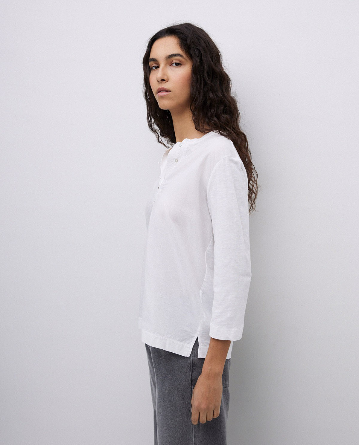Yerse - Henley 100% Organic Cotton T-Shirt
