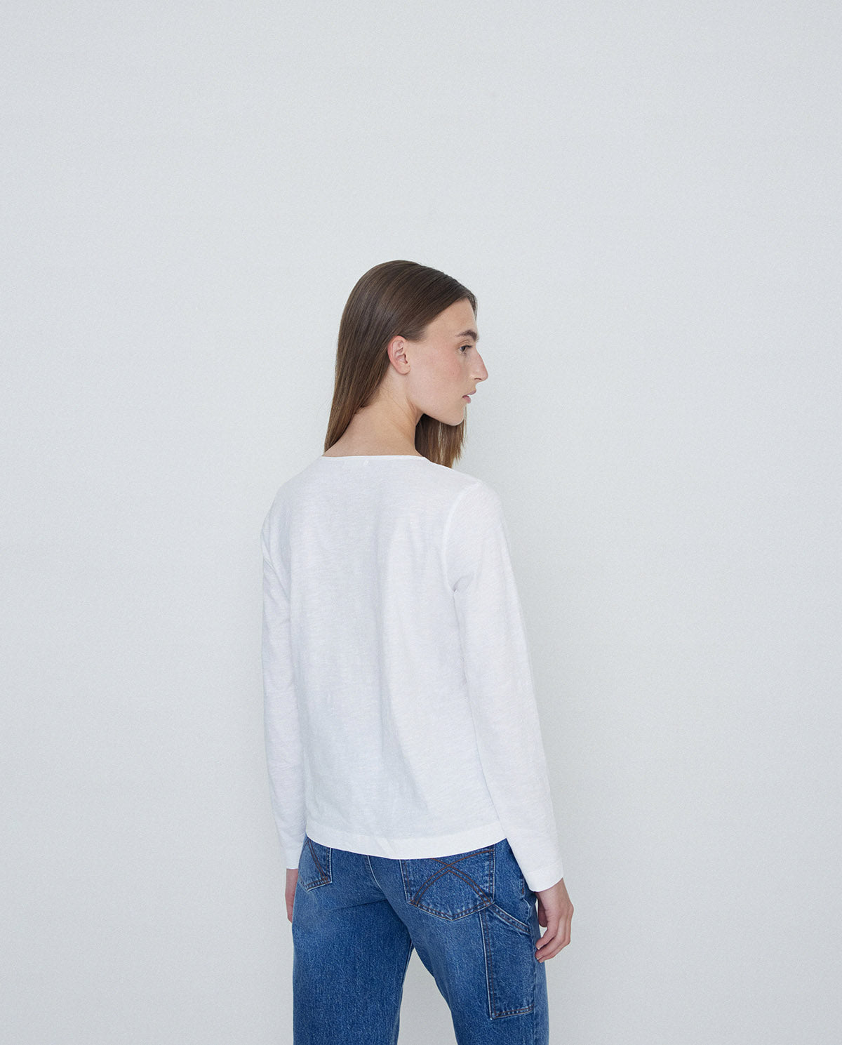 Yerse Long Sleeve T-Shirt with Poppers