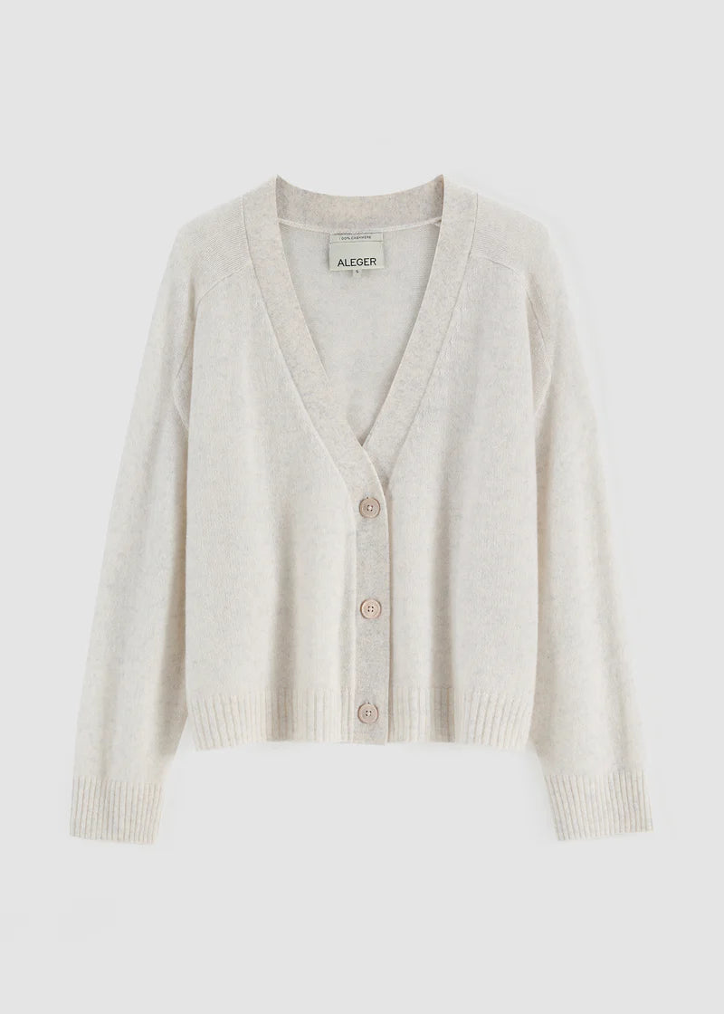 Aleger - Cashmere Featherweight Cardigan