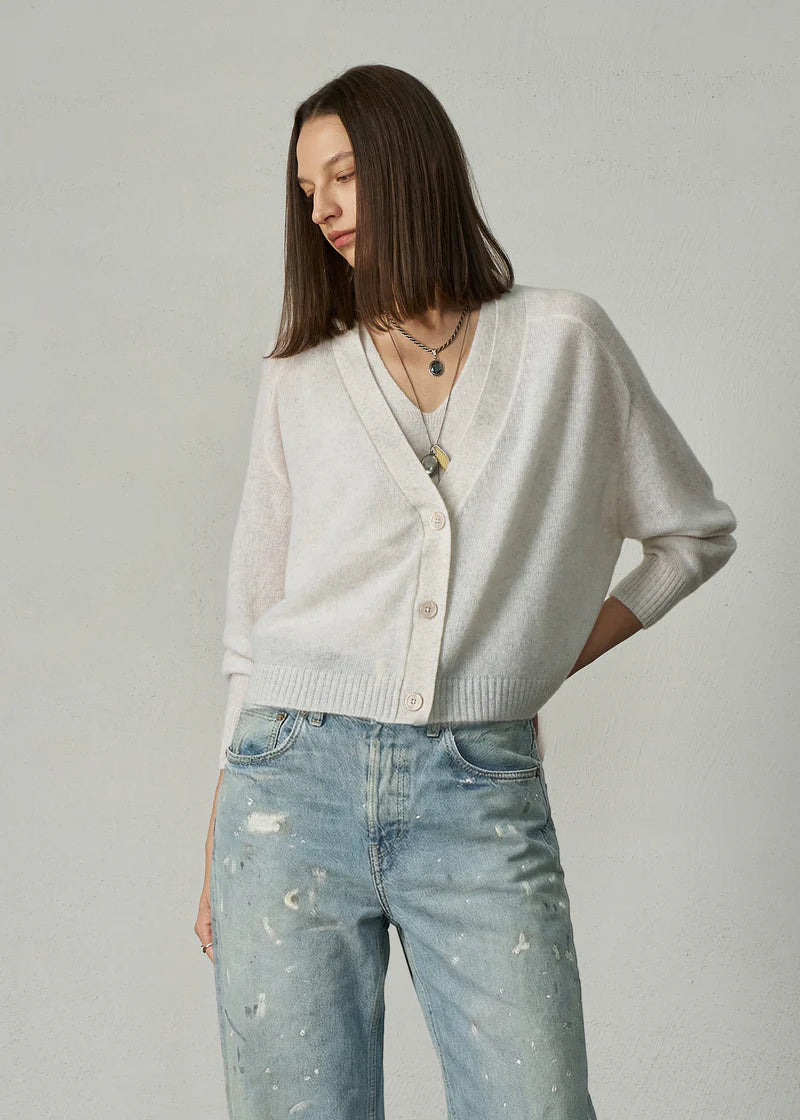 Aleger - Cashmere Featherweight Cardigan