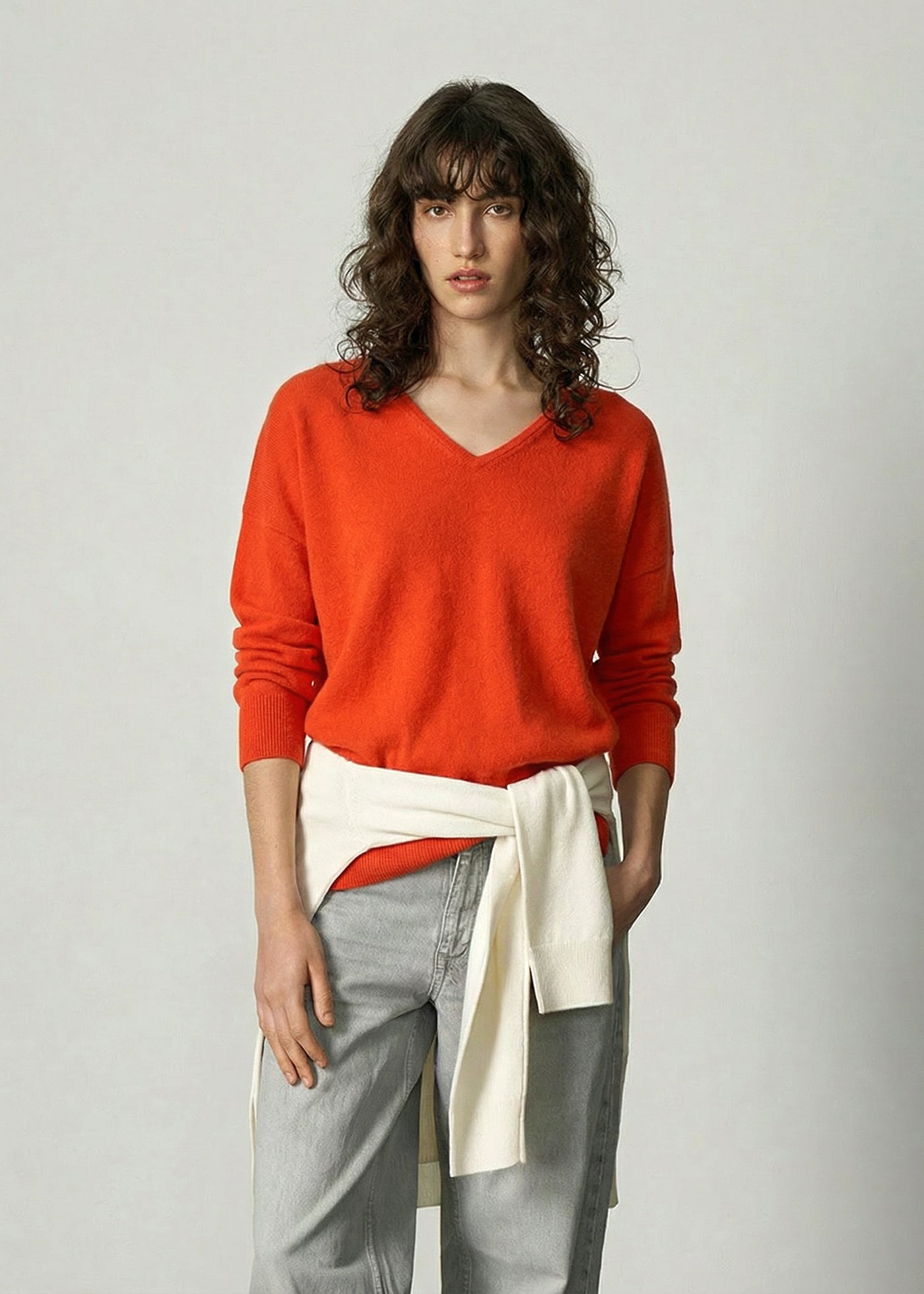 Aleger - N.21 Cashmere Blend Classic V-Neck