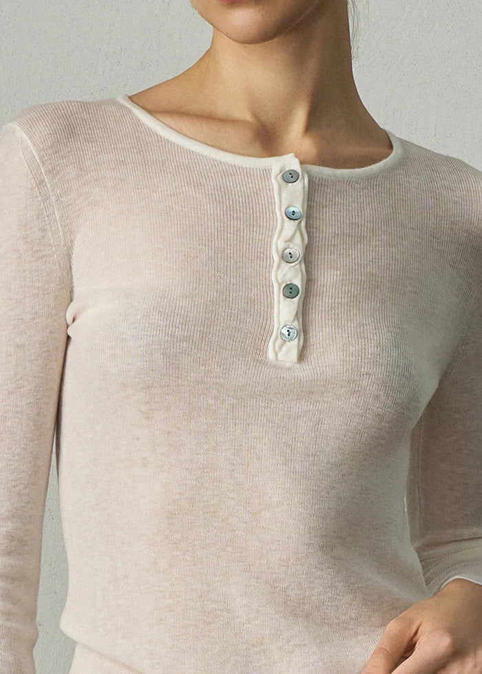 Aleger - Sheerness 910 Placket Long Sleeve Top