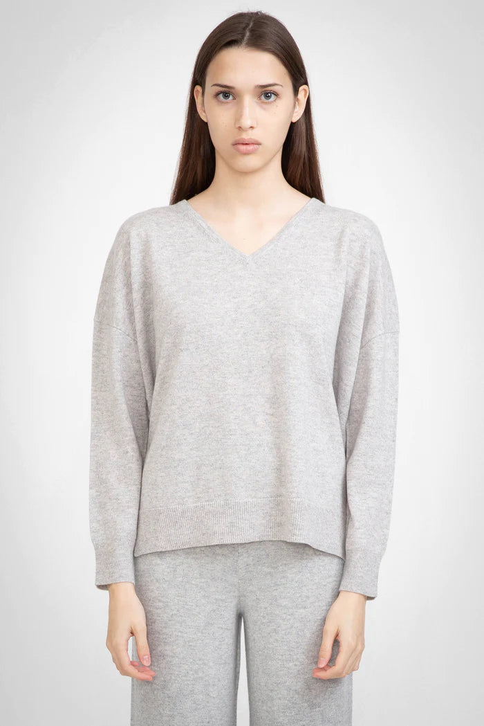 Aleger Cashmere - N.29 Cashmere Oversized V-Neck