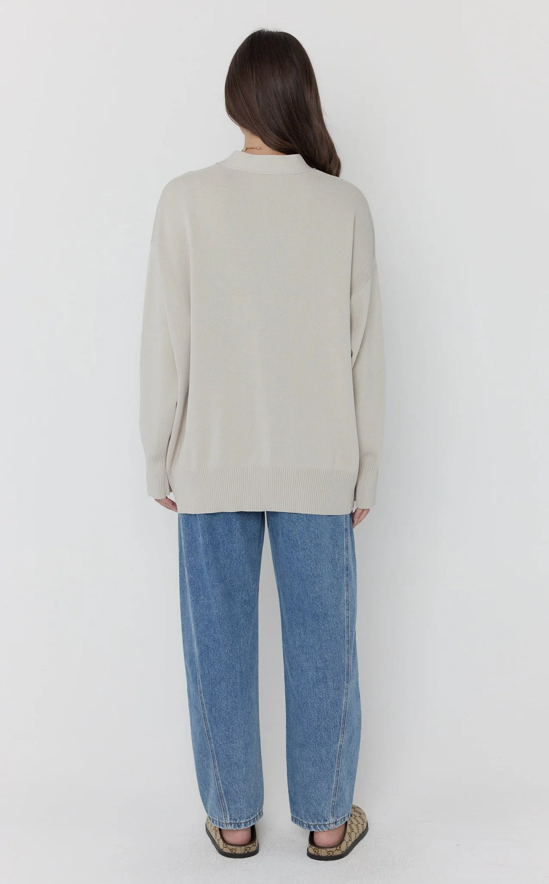 Alexandra - Amais Cardigan Stone