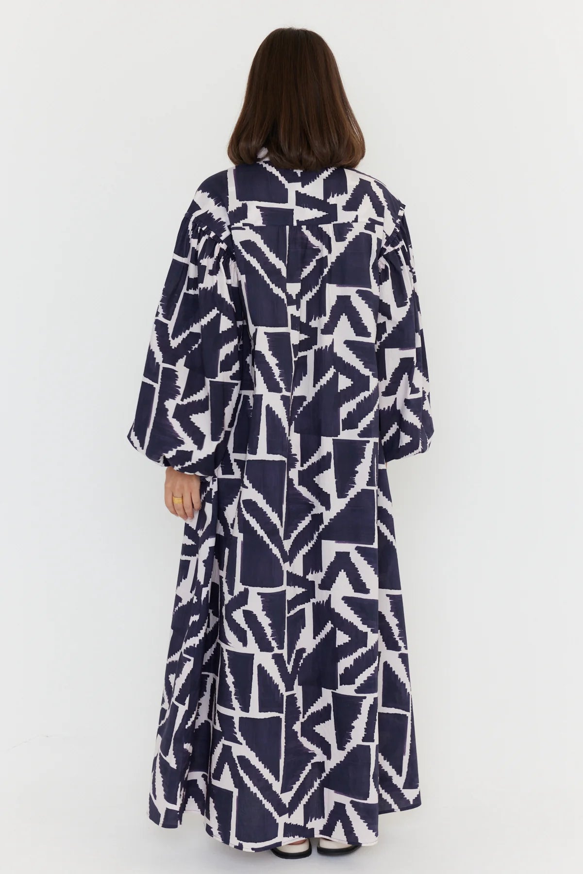 Alexandra - Jack Navy Geo Print Dress