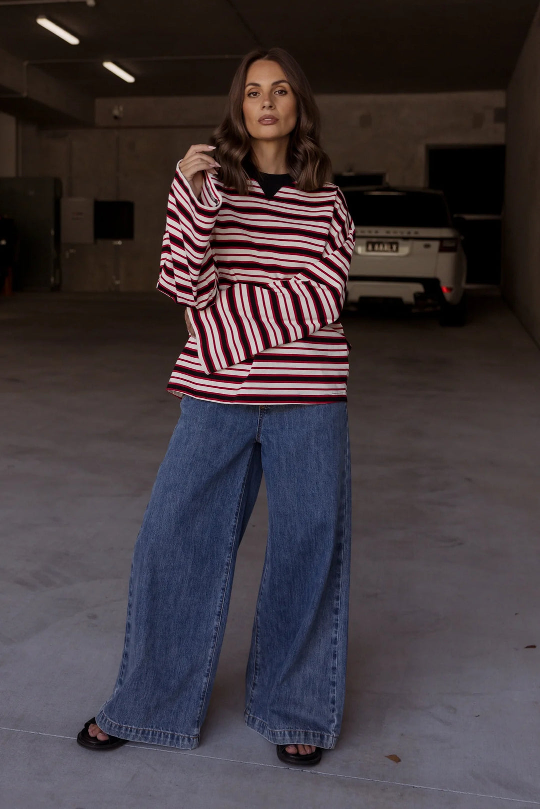 Alexandra - Sable Long Sleeve Top