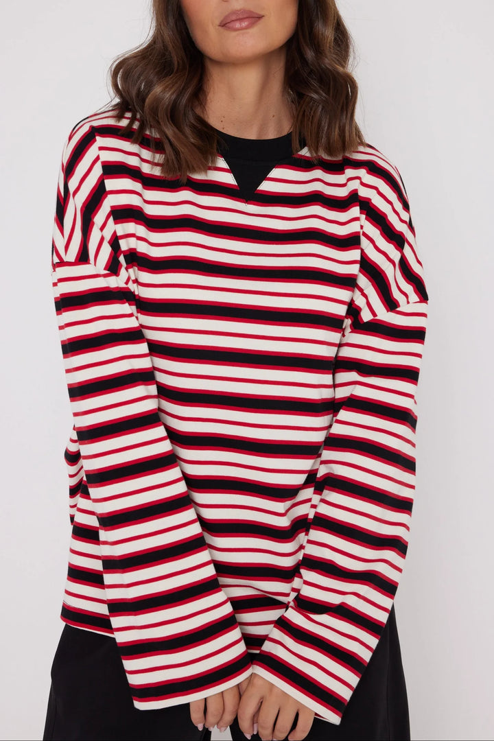 Alexandra - Sable Long Sleeve Top