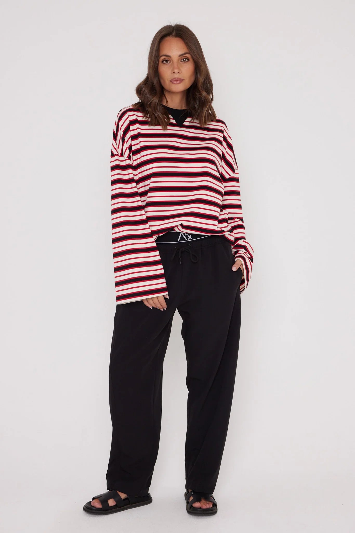 Alexandra - Sable Long Sleeve Top