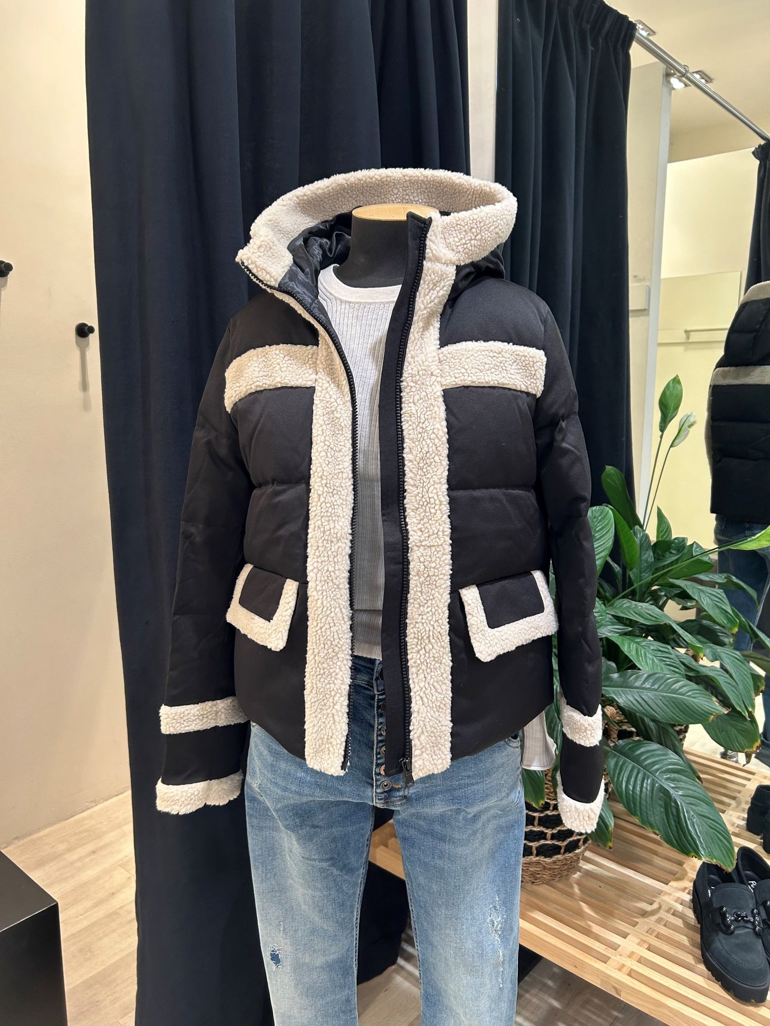 Cable - Elke Shearing Puffer Jacket