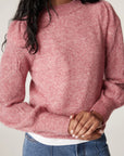 Cable - Mohair Puff Sleeve Jumper