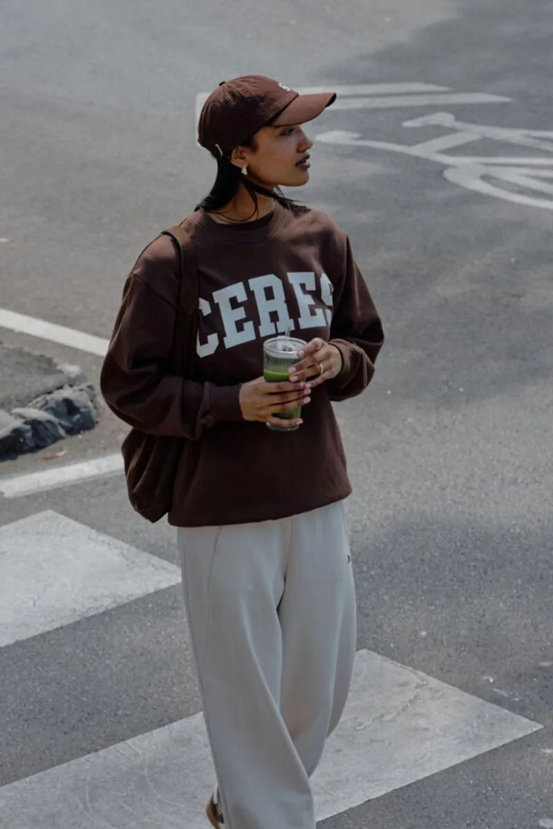 Ceres Life - Isla Oversized Slouchy Crew