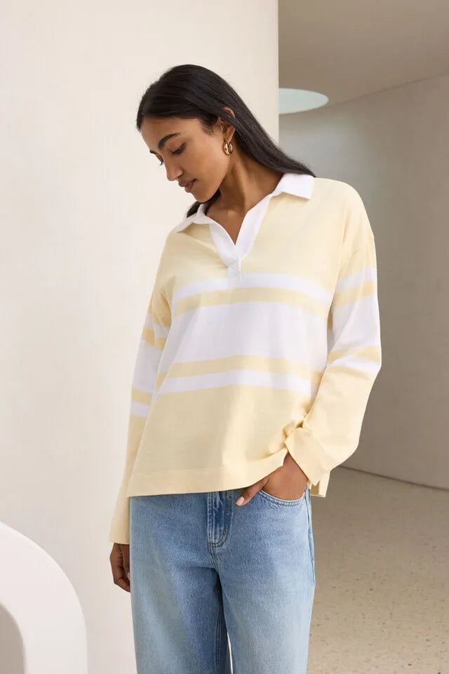 Ceres Life - Shelby Slouchy Rugby Top