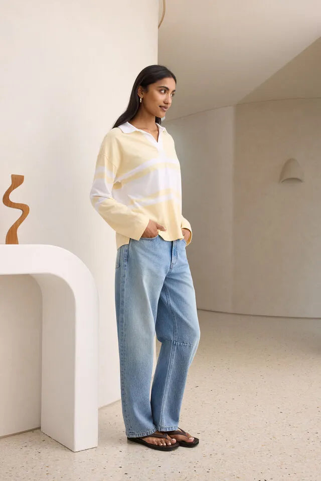 Ceres Life - Shelby Slouchy Rugby Top