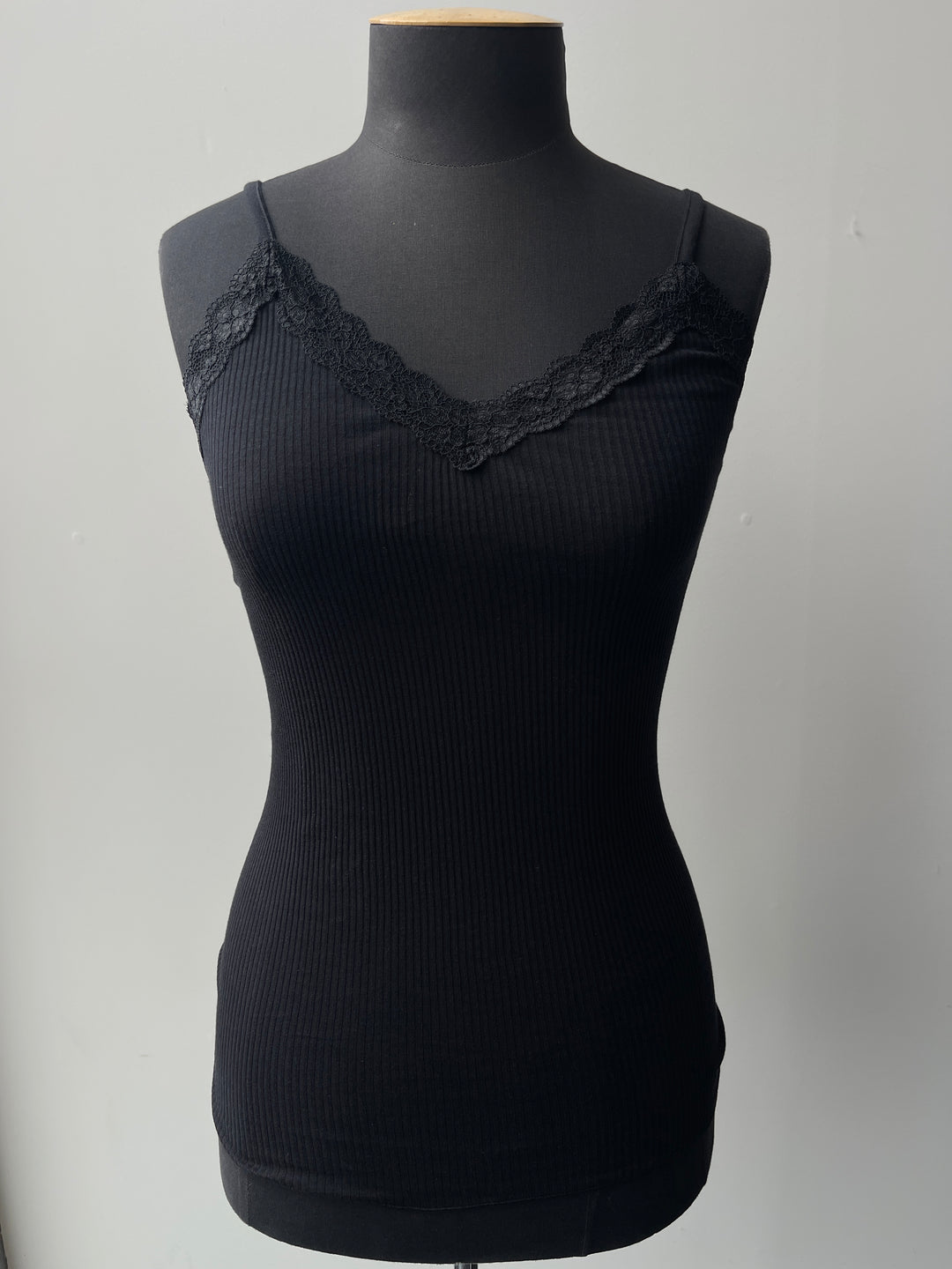 EGi Collections - V Neck Lace Trim Cami