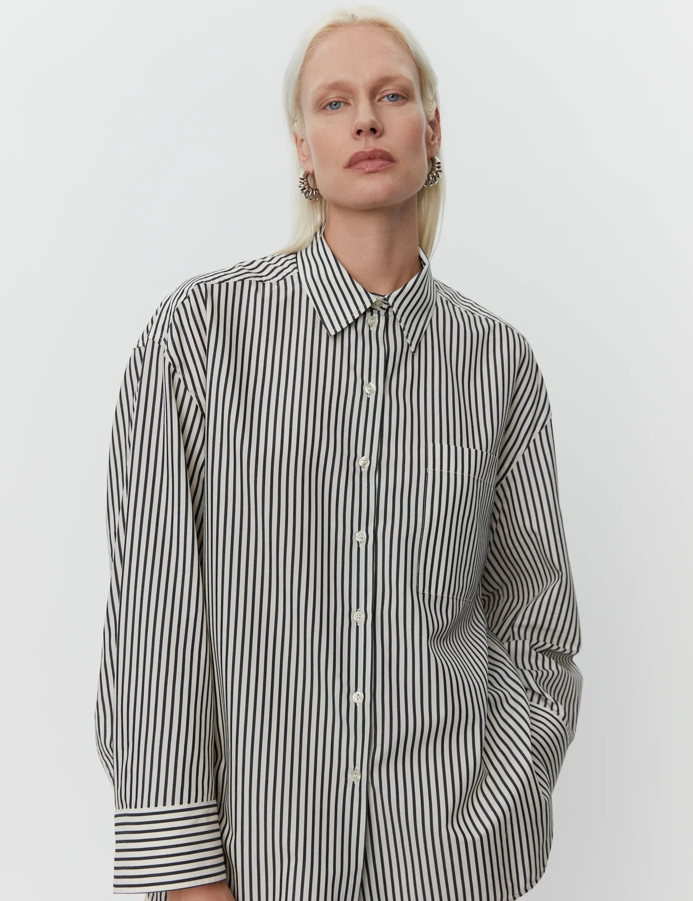 Day Birger - Tan Stripe Shirt