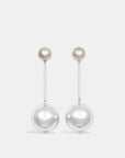 Essentiel Antwerp - Falberta Silver-Tone Sphere Earrings