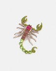 Essentiel Antwerp - Flaunt Rhinestone Scorpion Brooch